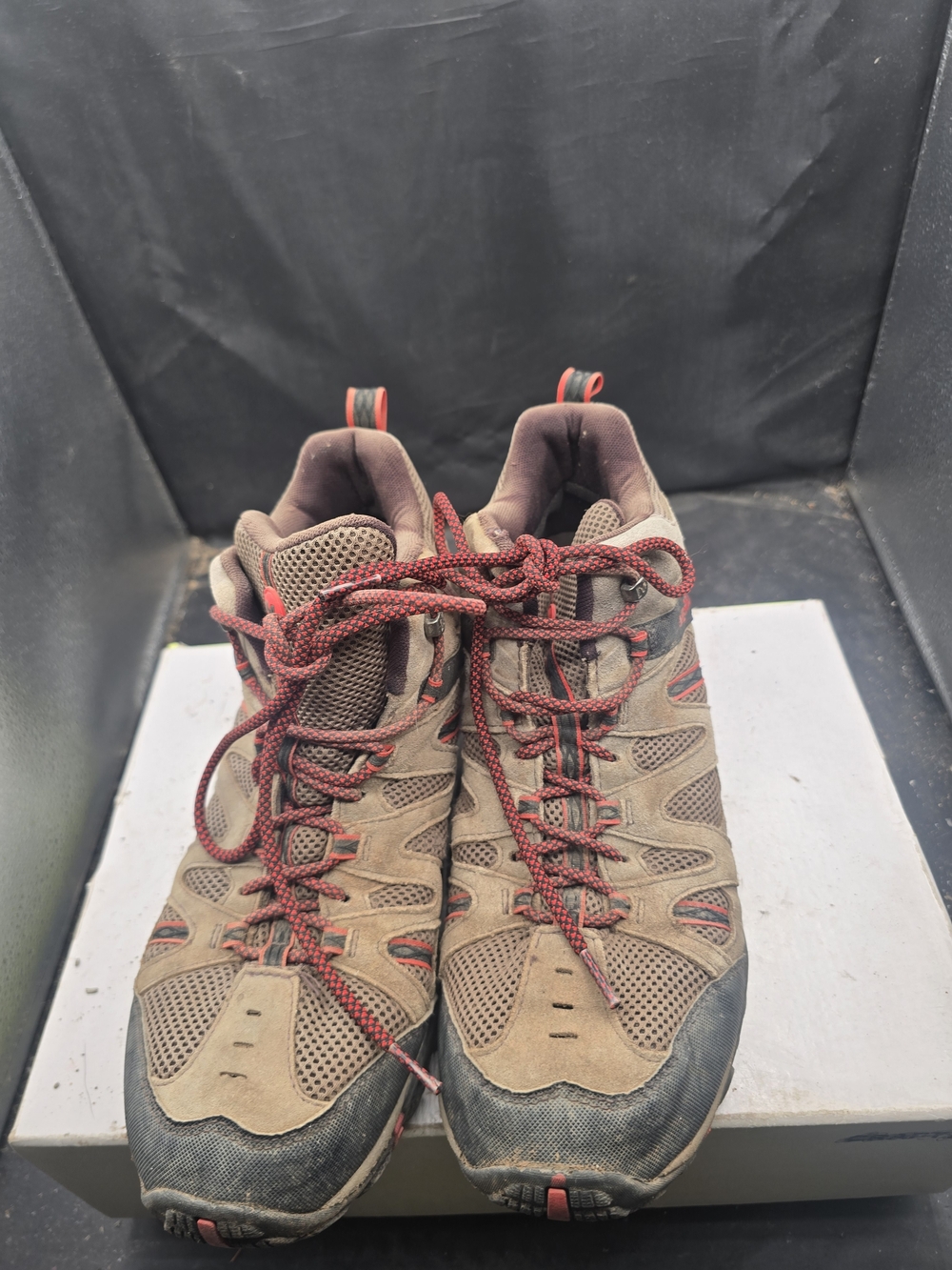 Merrell Brown and Red Men's Hiking Boots